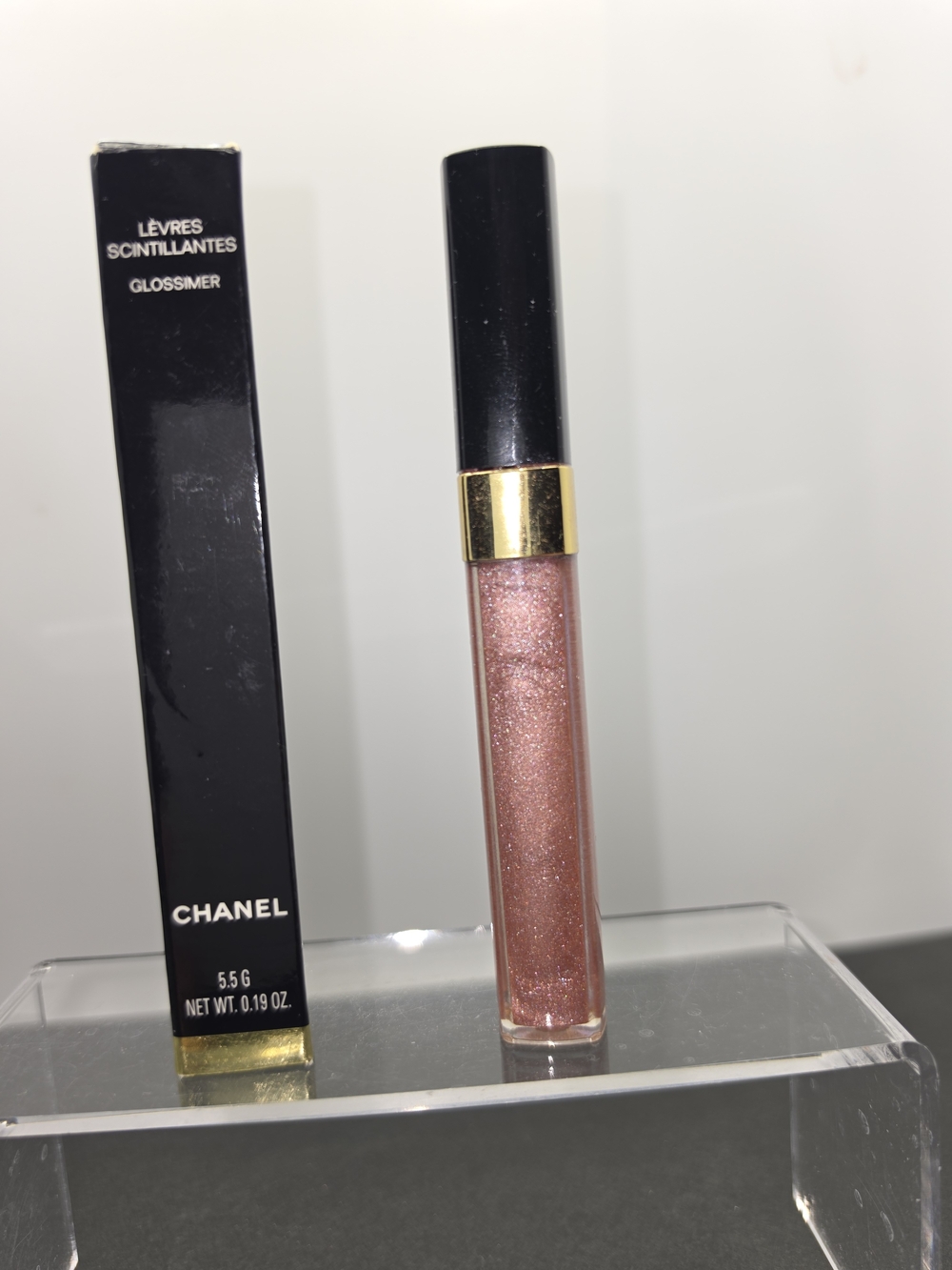 DISCONTINUED CHANEL GLOSSIMER- "BLIZZARD" **VERY RARE!!**